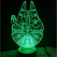 Lampe Led Faucon Millenium Jouets Cuisine Figurines Vetement Dedies A Starwars